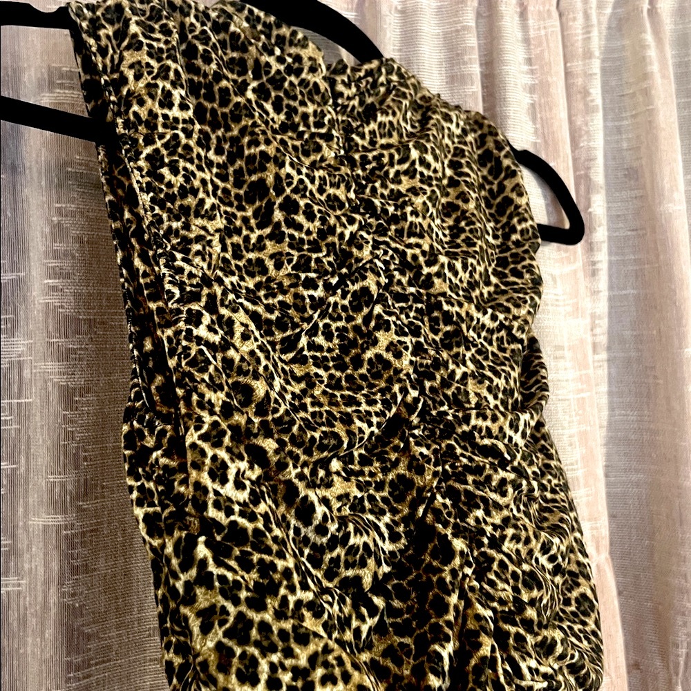 Miaou ‘Cam’ Chic Leopard Print Sleeveless Top, NEW - Picture 8 of 16